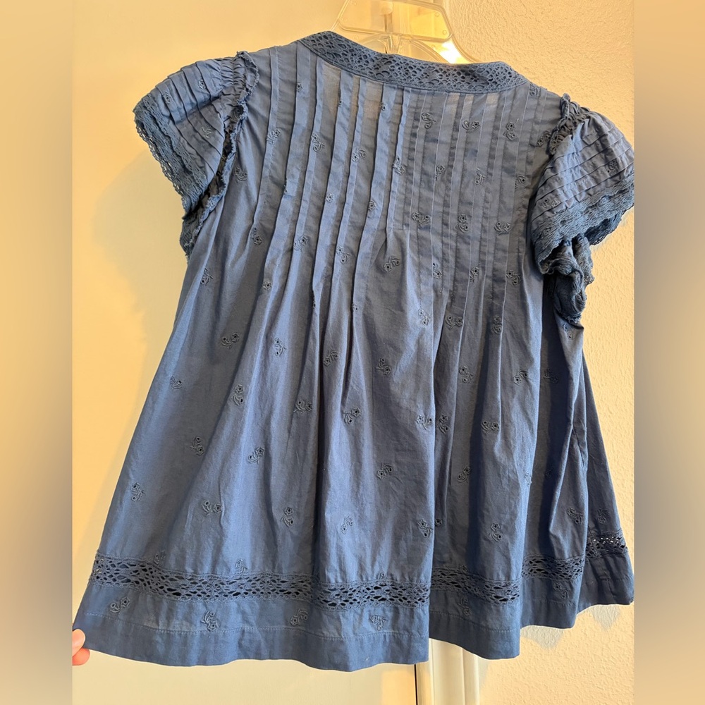 SEA Women's Loren Flutter Sleeve Top XS - Picture 3 of 5
